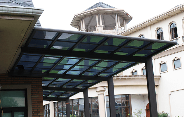 車庫雨棚圖片大全