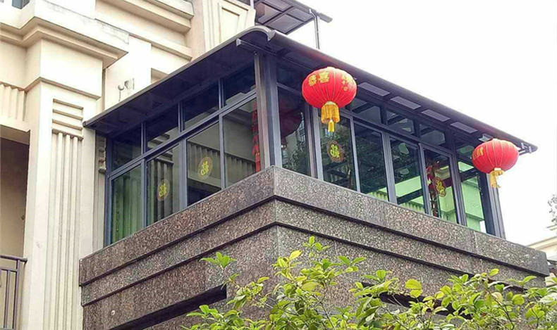 至尊卡爾鋁合金雨棚有哪些效果？