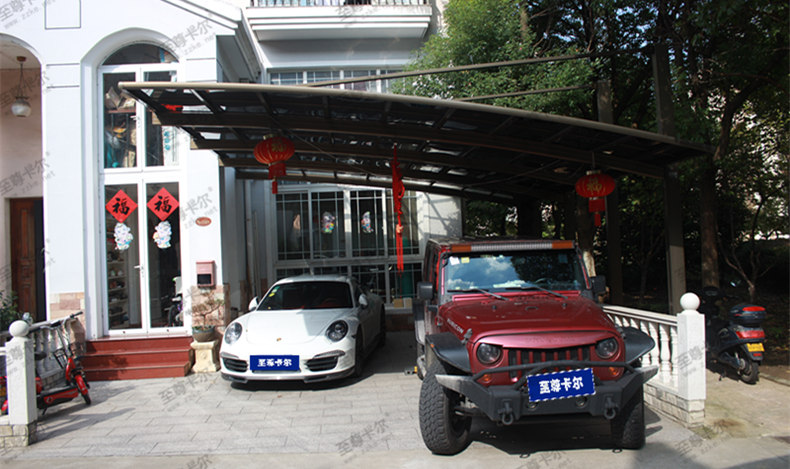 停車棚價(jià)格是怎么計(jì)算的？17年車棚廠家至尊卡爾告訴你