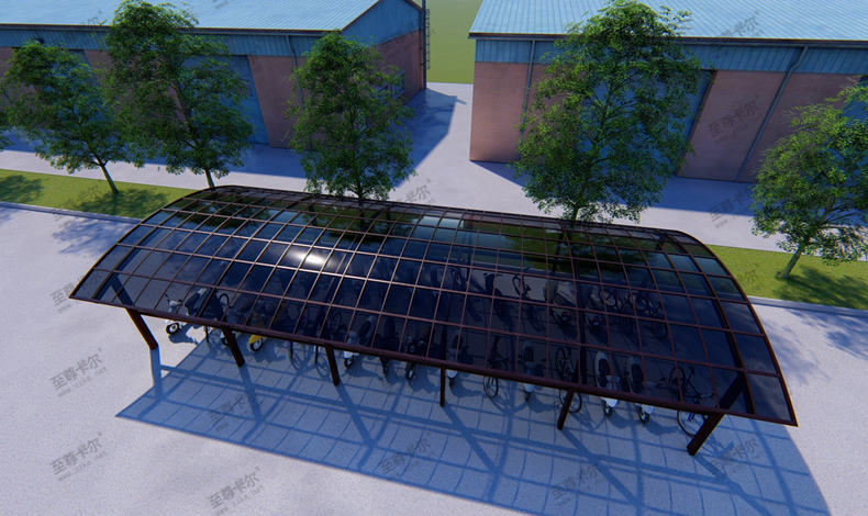 非機(jī)動(dòng)車雨棚尺寸詳細(xì)參數(shù)，非機(jī)動(dòng)車雨棚定做廠家來提供