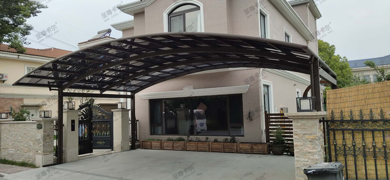別墅車棚材料怎么選，別墅車棚廠家來為大家分析