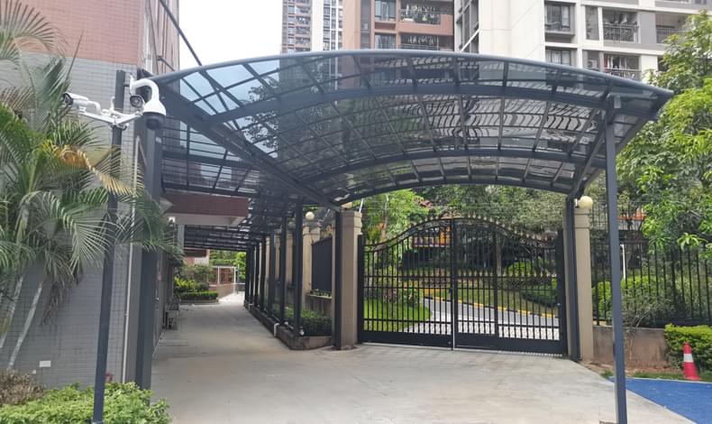 鋁合金雨棚制作廠家？雨棚價格多少錢一平？