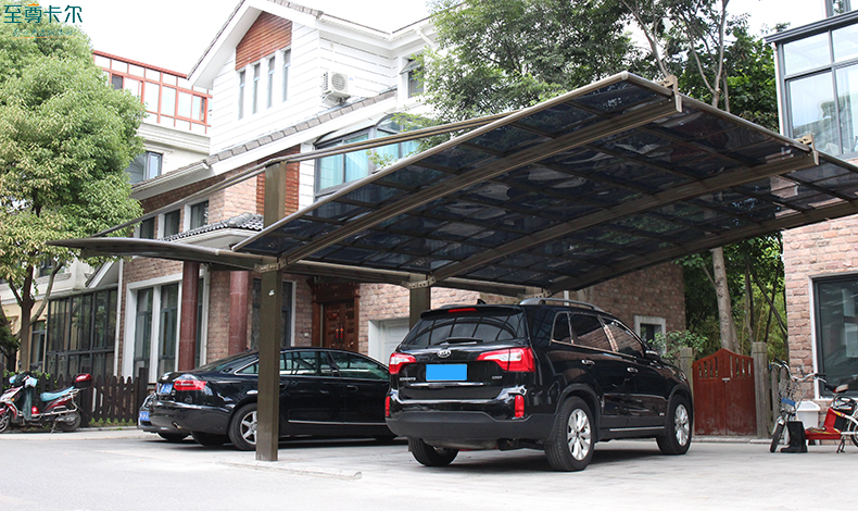 上海家用鋁合金汽車停車棚？院子車棚？