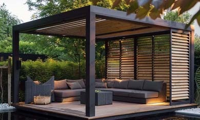 生態(tài)涼亭（固定屏風(fēng)）